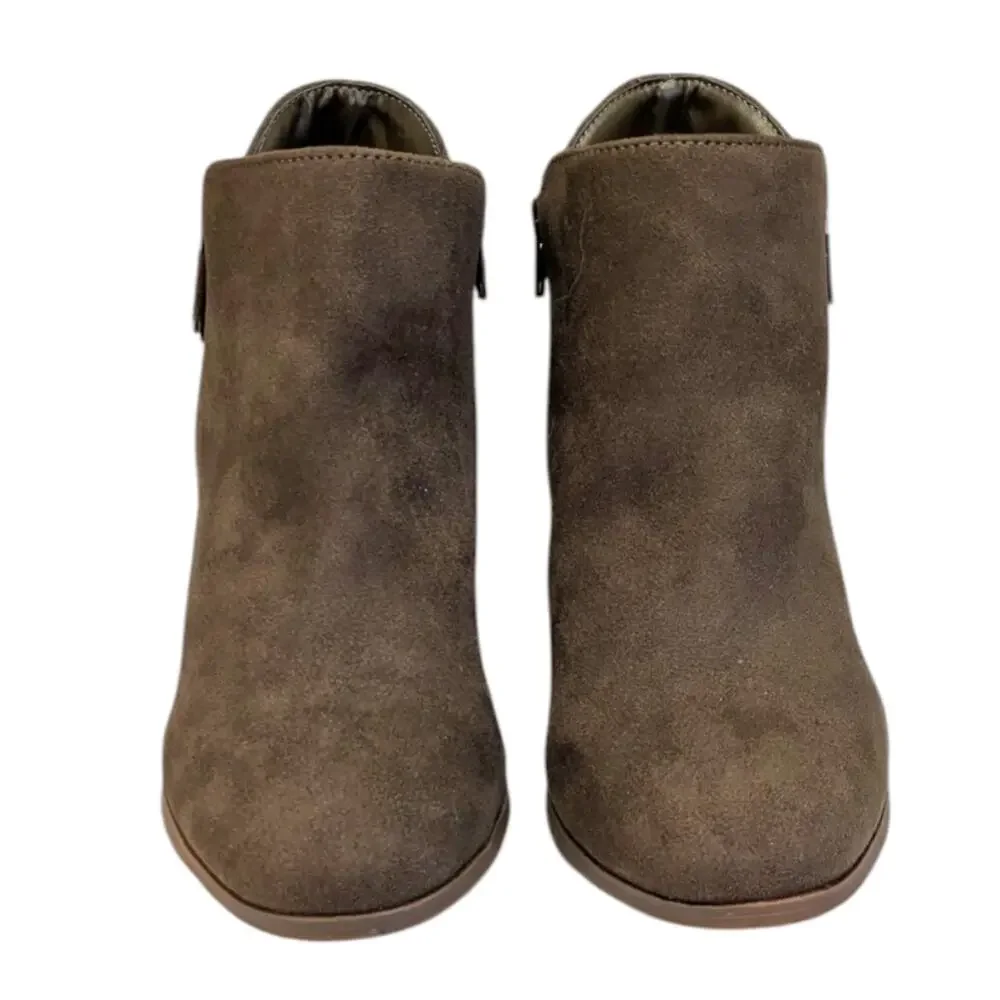 Style & Co Ankle Masrina Booties EUC Size 8W    S3780